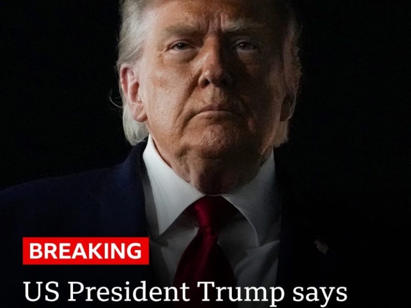 🚨BREAKING US President Trump says Iran shot……
