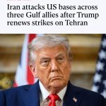 🚨BREAKING: IRAN ATTACKS US BASES ACROSS THREE GULF ALLIES AFTER TRUMP