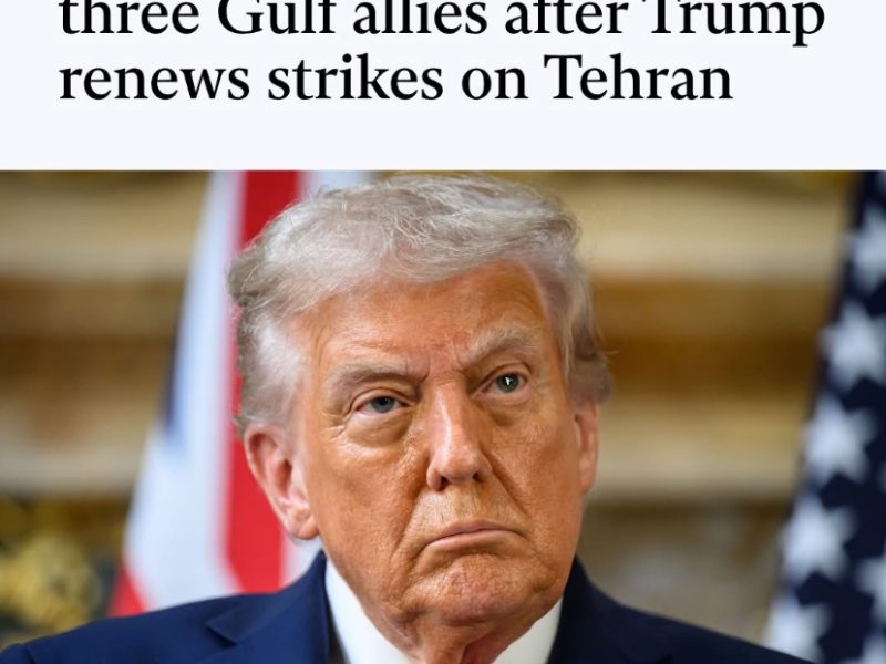 🚨BREAKING: IRAN ATTACKS US BASES ACROSS THREE GULF ALLIES AFTER TRUMP