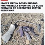 🚨BREAKING: IRAN’S MEDIA POSTS PHOTOS PURPORTEDLY SHOWING US BOMB REMAINS AT ….