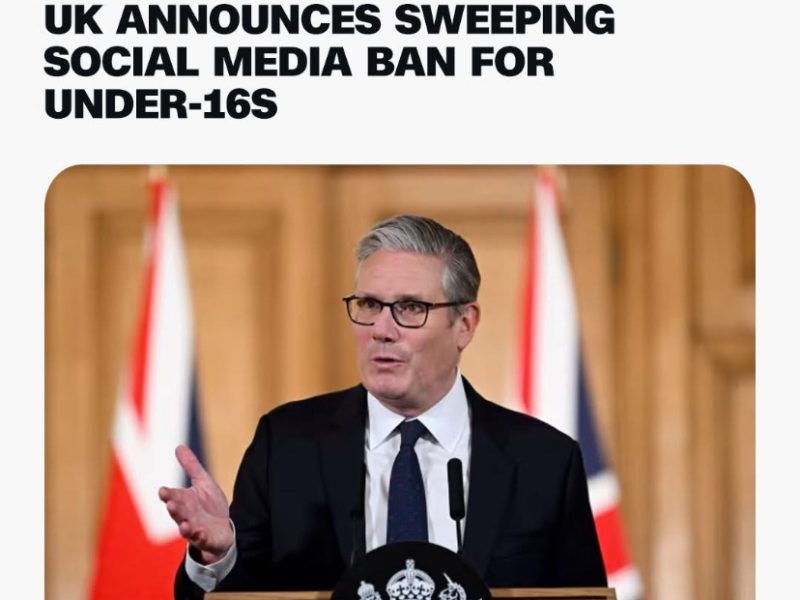 🚨BREAKING: UK ANNOUNCES SWEEPING SOCIAL MEDIA….
