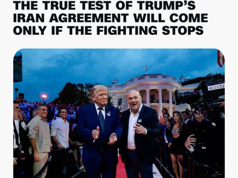 🚨BREAKING: THE TRUE TEST OF TRUMP’S IRAN AGREEMENT WILL COME ONLY IF THE….