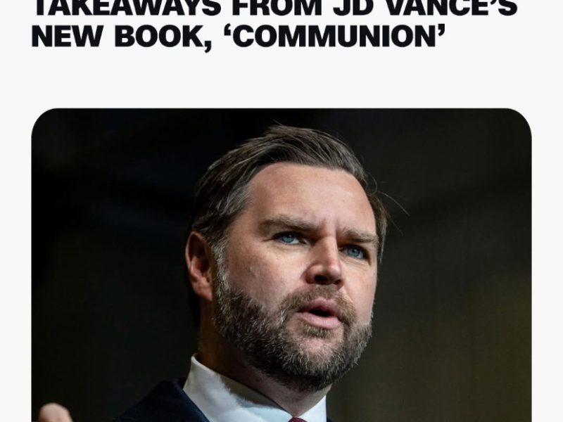 🚨 BREAKING: TAKEAWAYS FROM JD VANCE’S NEW…