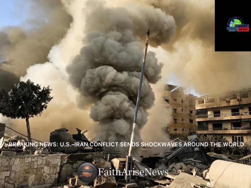 BREAKING NEWS: U.S.–IRAN CONFLICT SENDS SHOCKWAVES AROUND THE WORLD………