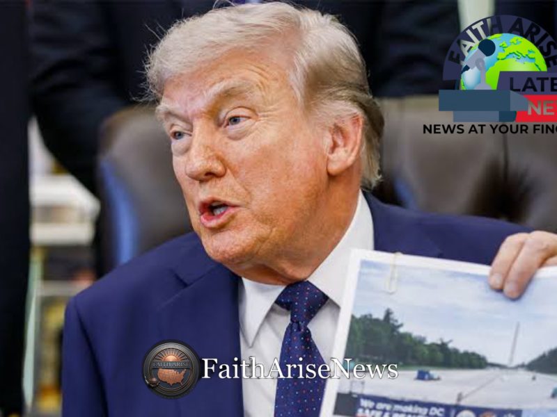 Trump says vandals used chemicals….